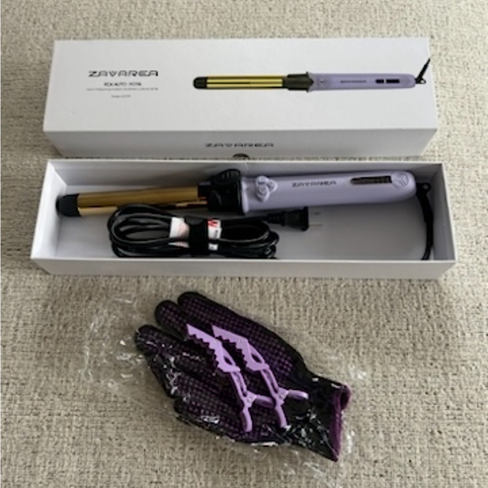 Purple and Gold Hair Styling Tool Professional curling iron 1 inch❤️